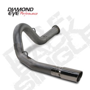 GMC 2500 Performance Exhaust - Diamond Eye Performance - DPF Back Single SS - `07-`10